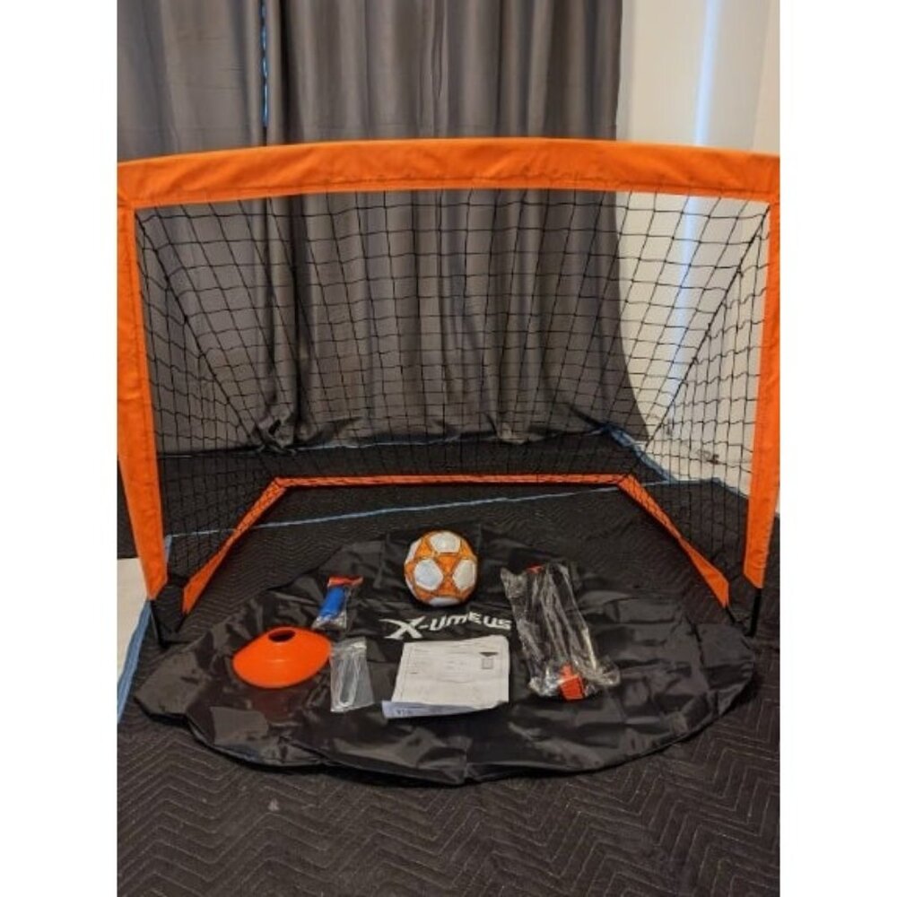 Soccer Goals for Backyard, 4' x 3' Pop Up Goal Training Equipment with Ball